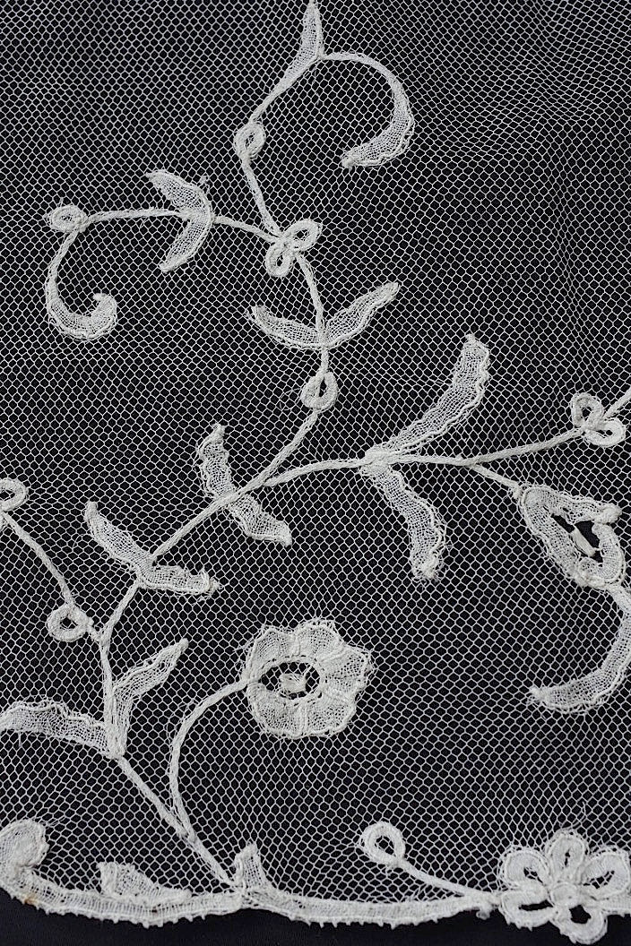 dentelle antique アンティークレース 大幅 アプリカッションアングレテール