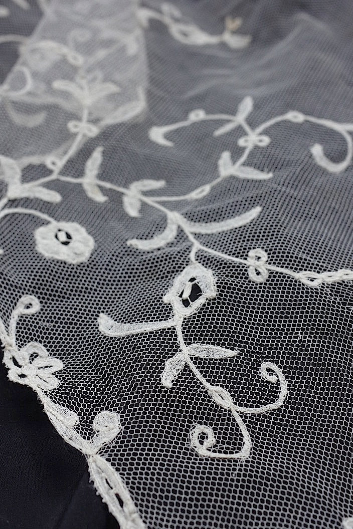 dentelle antique アンティークレース 大幅 アプリカッションアングレテール