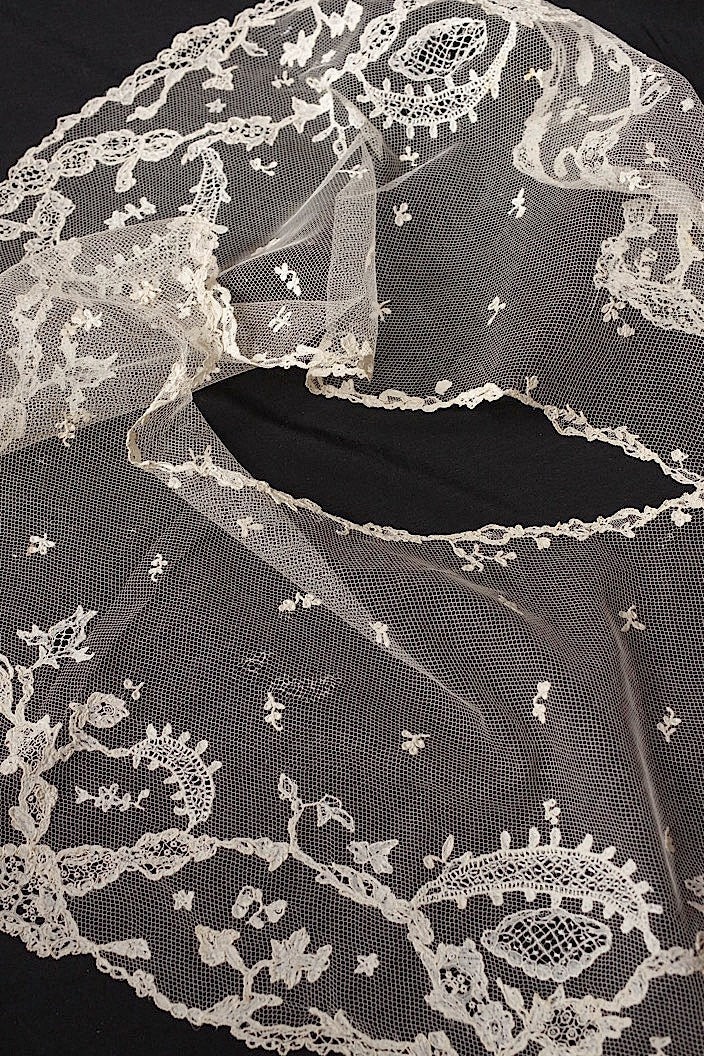 dentelle antique アンティークレース アプリカッションブリュクセル