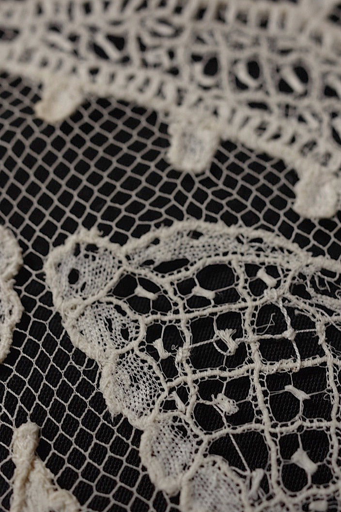 dentelle antique アンティークレース アプリカッションブリュクセル
