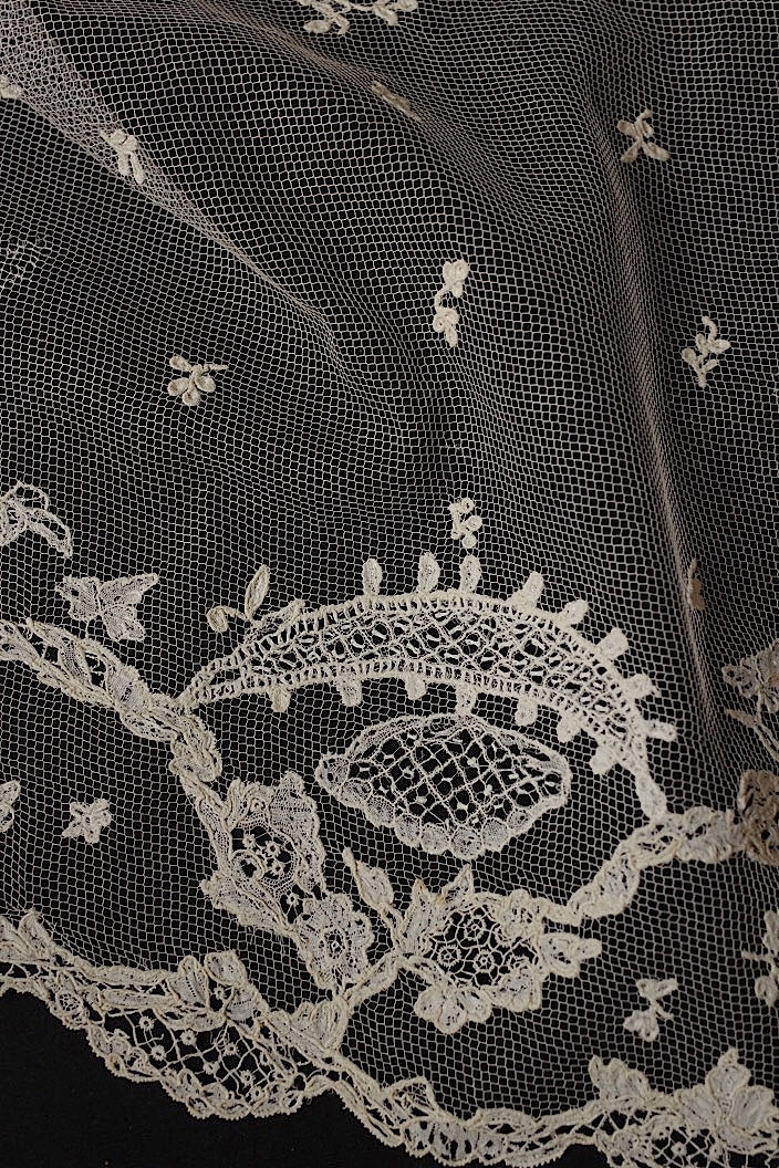 dentelle antique アンティークレース アプリカッションブリュクセル