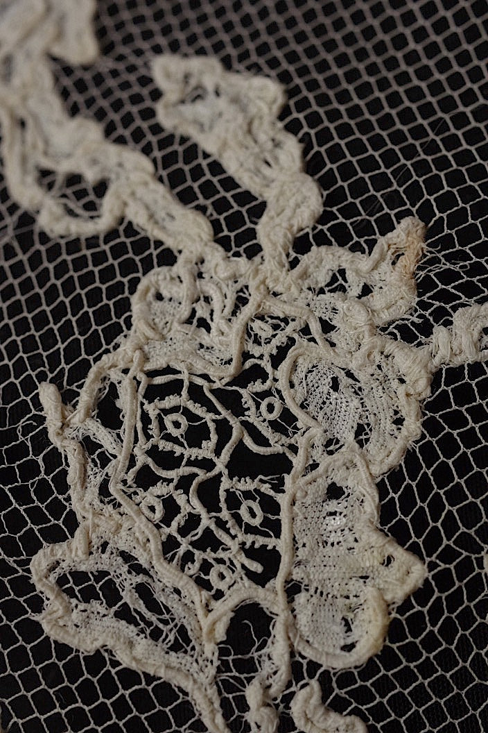 dentelle antique アンティークレース アプリカッションブリュクセル