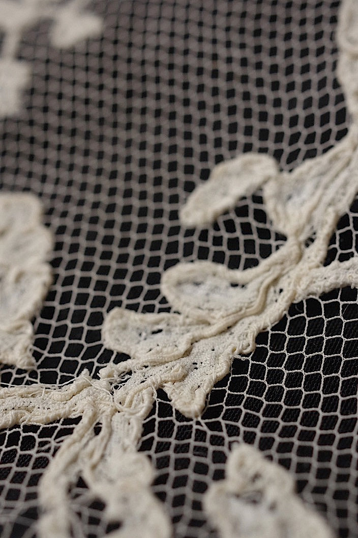 dentelle antique アンティークレース アプリカッションブリュクセル