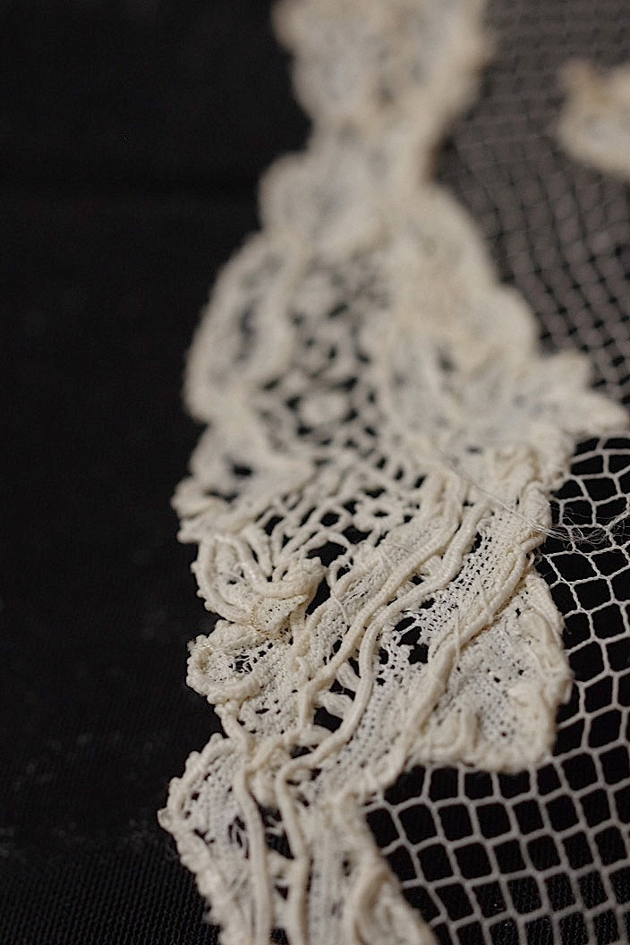dentelle antique アンティークレース アプリカッションブリュクセル