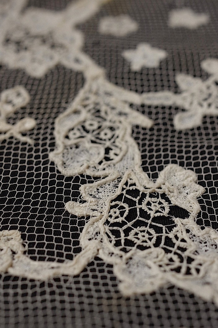 dentelle antique アンティークレース アプリカッションブリュクセル