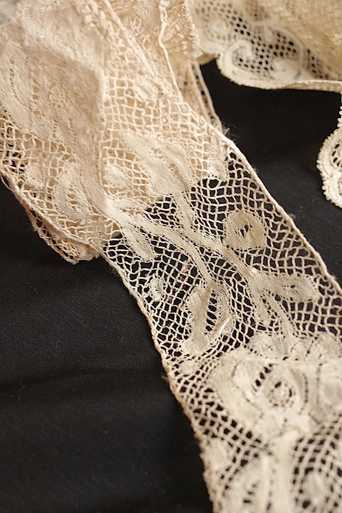 dentelle antique アンティークレース 264cm 98cm 103cm