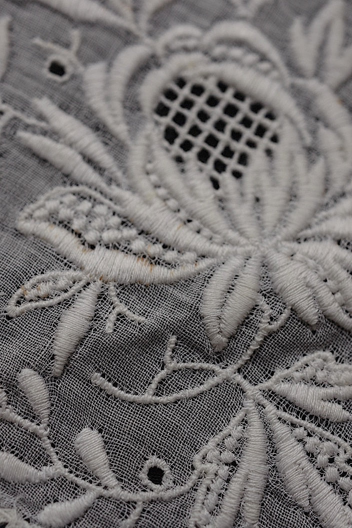 dentelle antique アンティークレース 刺繍napprons