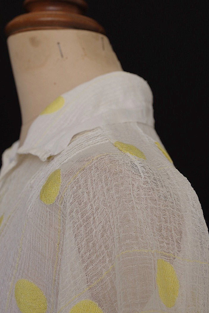 vêtement antique アンティークブラウス ポワン .FR a l'epoque