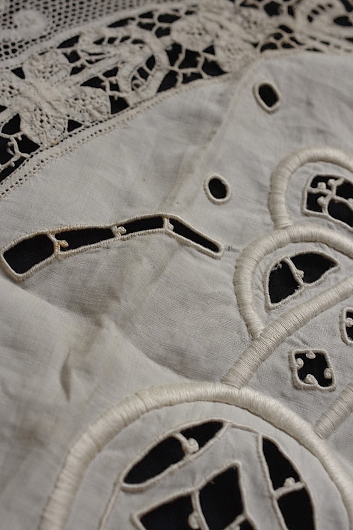 dentelle antique アンティークレース 刺繍 レース nappe lot