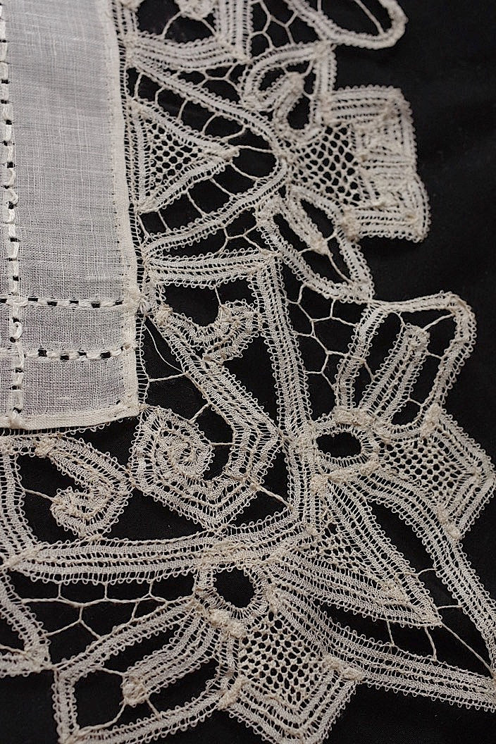 dentelle antique アンティークレース 刺繍 レース nappe lot