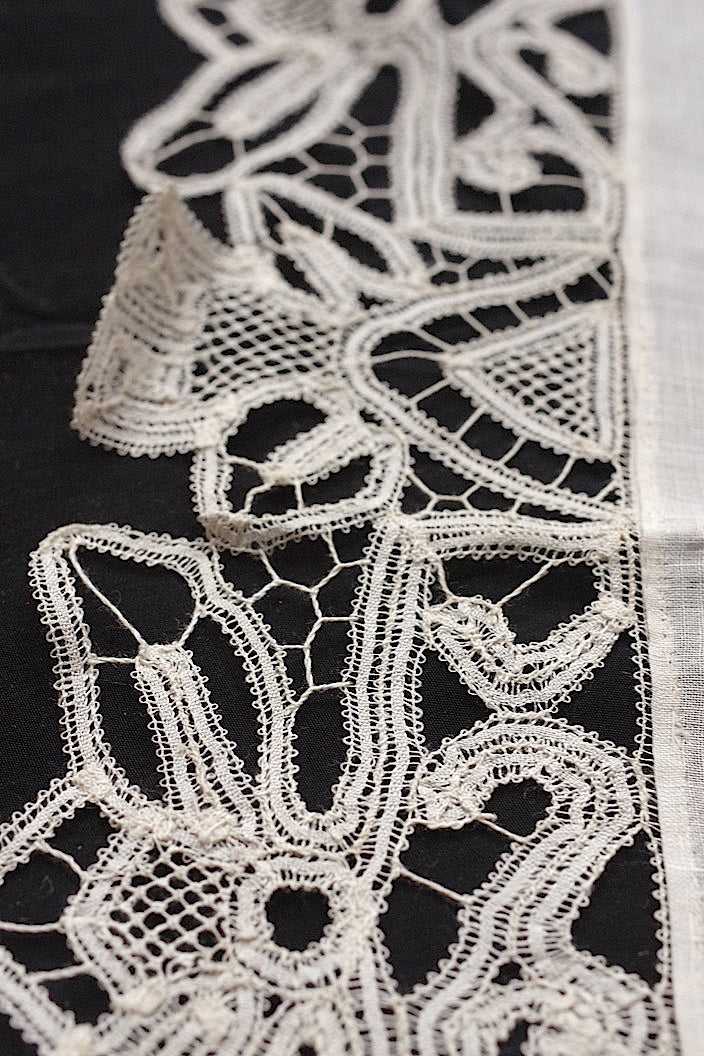 dentelle antique アンティークレース 刺繍 レース nappe lot