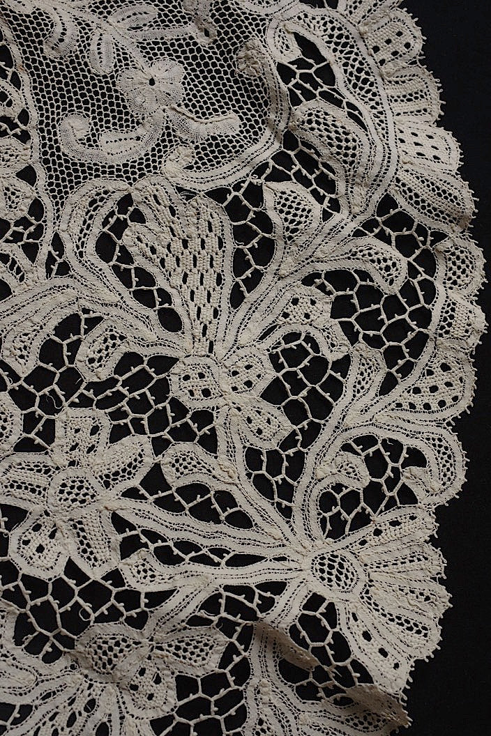dentelle antique アンティークレース 刺繍 レース nappe lot