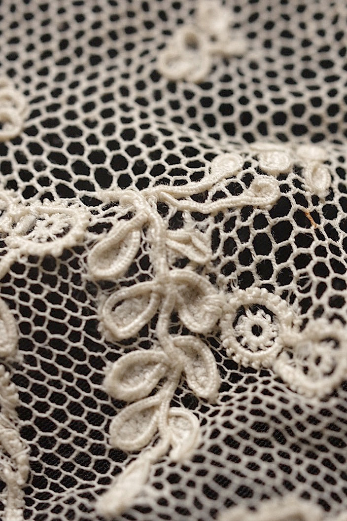 dentelle antique アンティークレース アランソンレース 220cm .FR a l'epoque
