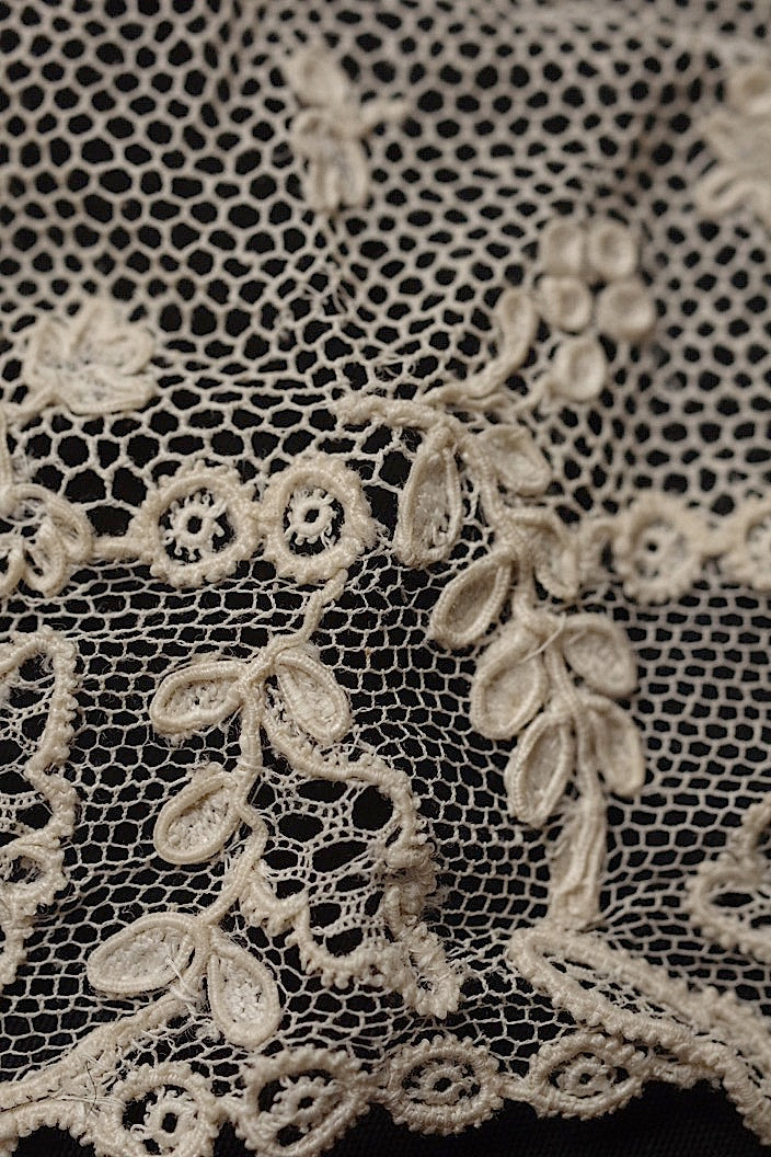 dentelle antique アンティークレース アランソンレース 220cm .FR a l'epoque