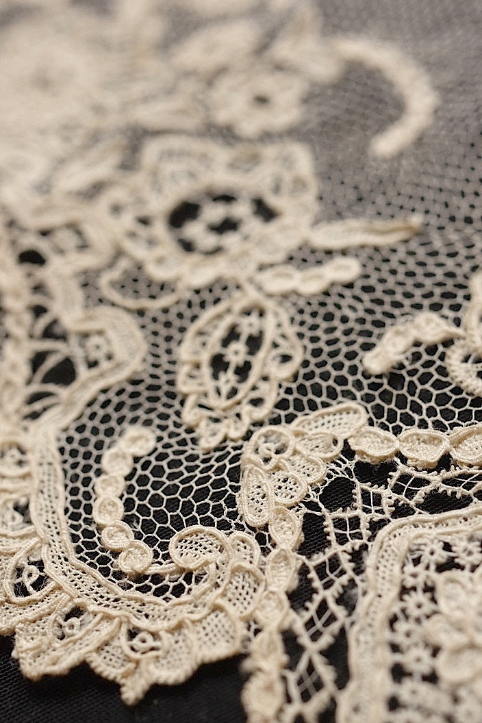 dentelle antique アンティークレース アランソンレース 143cm