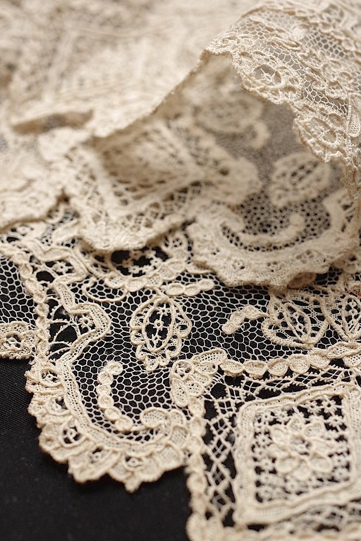 dentelle antique アンティークレース アランソンレース 143cm