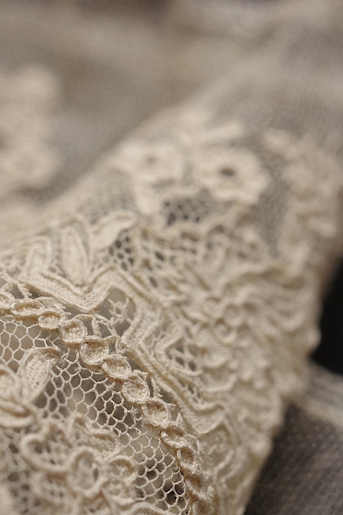 dentelle antique アンティークレース アランソンレース 143cm