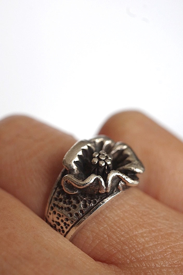 bague antique アンティークシルバーリング