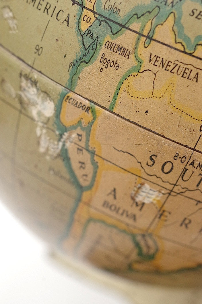 globe antique アンティーク地球儀 .FR a l'epoque