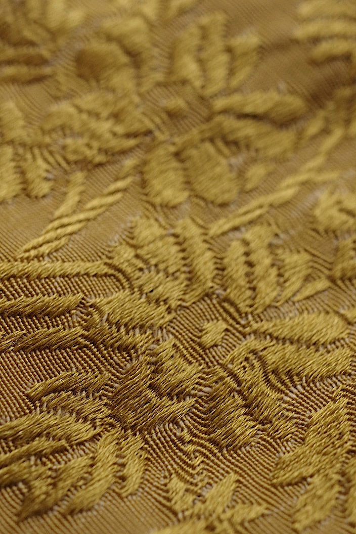 tissu antique アンティーク生地 ゴールド