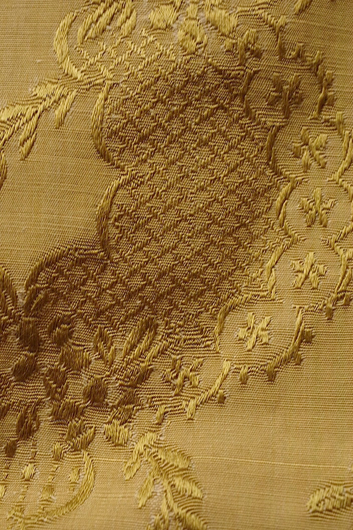 tissu antique アンティーク生地 ゴールド