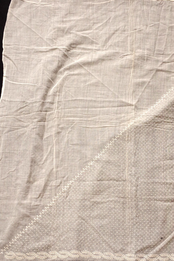 dentelle antique アンティーク刺繍 fichu