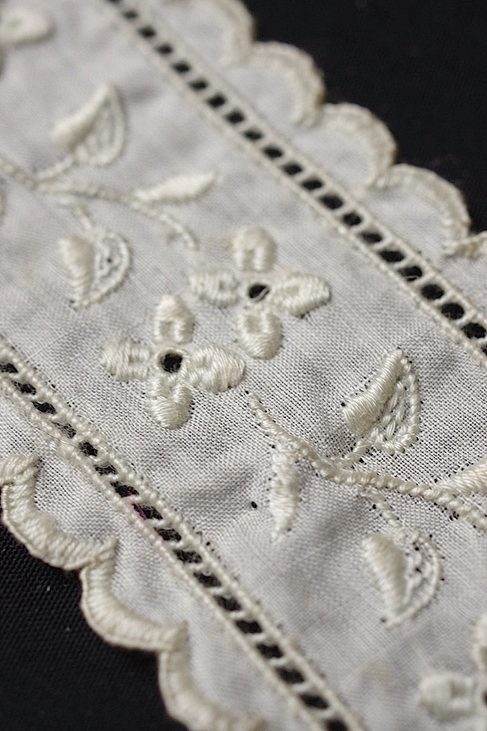 dentelle antique アンティークレース カットワークレース 400cm 224cm