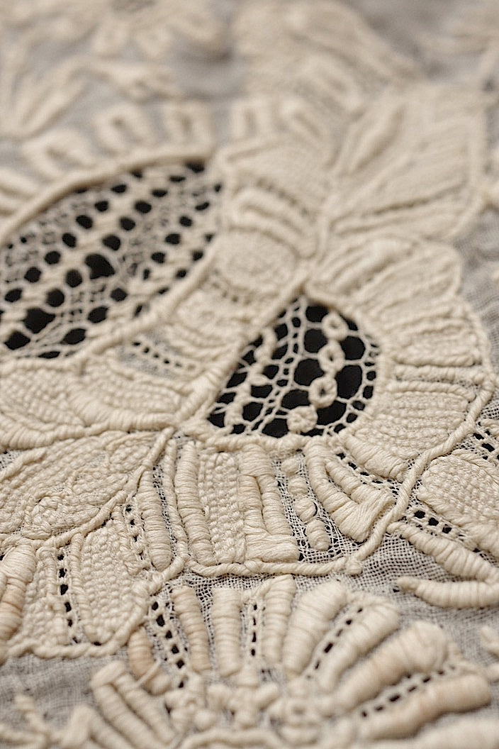 dentelle antique アンティーク 刺繍クロス