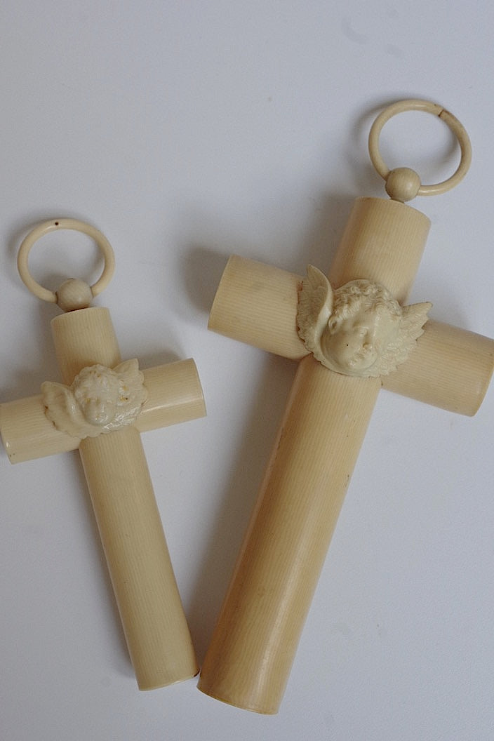 Croix antique アンティーク クロス Croix de berceau 大 .FR a l'epoque