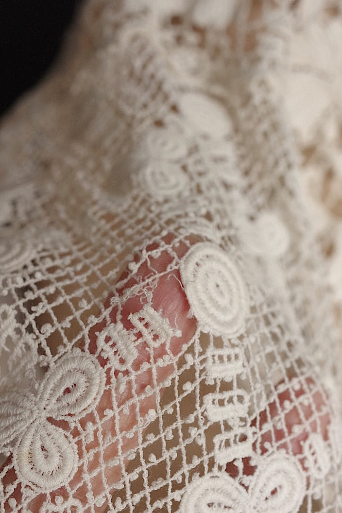 vêtement antique アンティークレースブラウス 羽織 素材補修用 lot