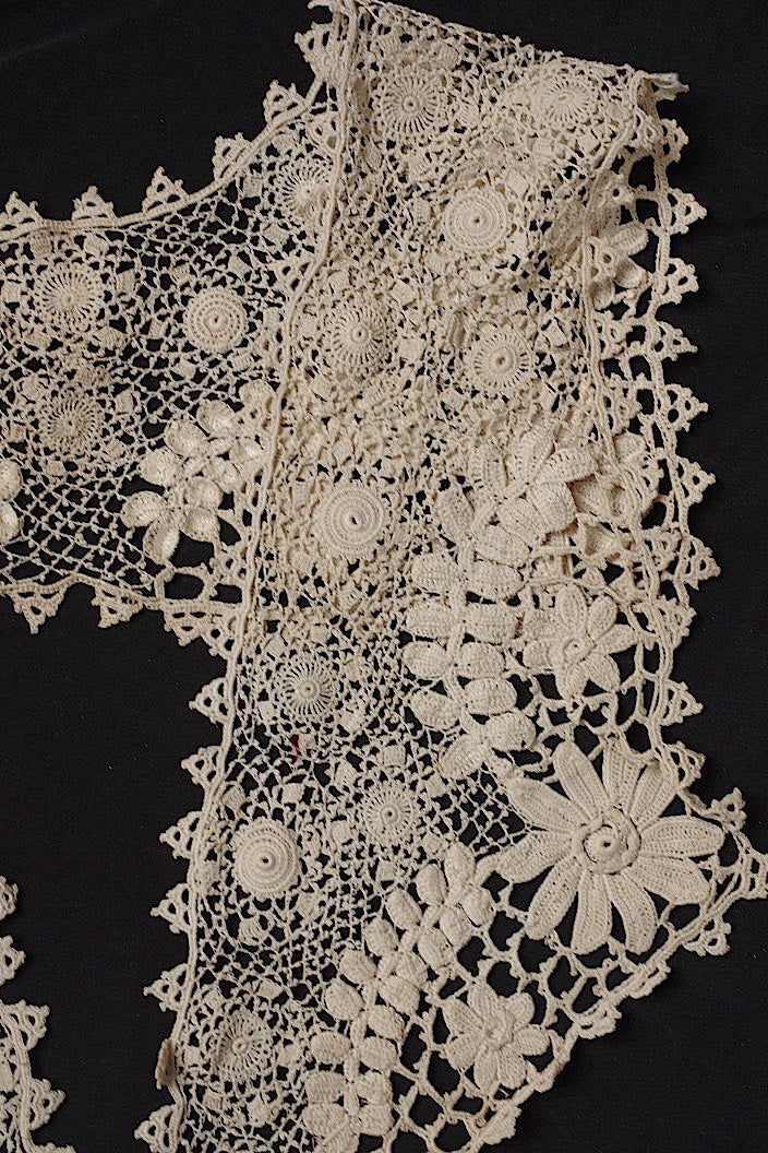 dentelle antique アンティークレース つけ襟 クロシェレース
