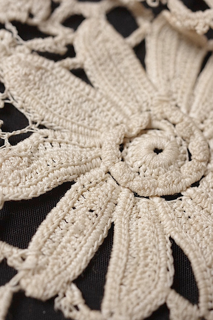 dentelle antique アンティークレース つけ襟 クロシェレース