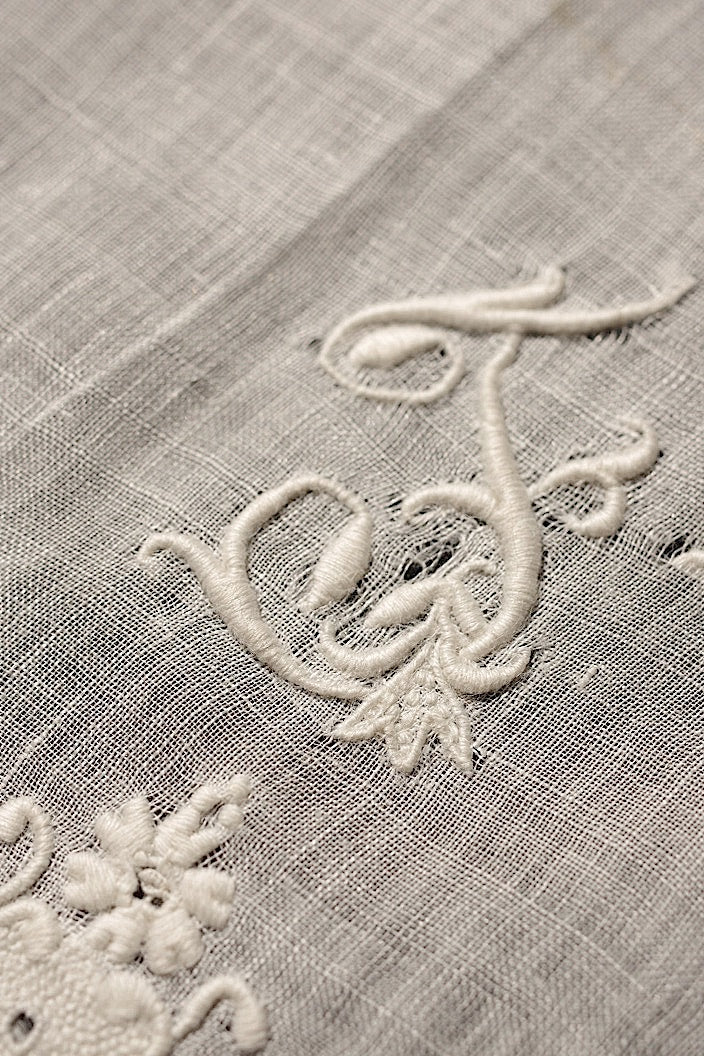 mouchoir antique アンティーク刺繍ハンカチ8