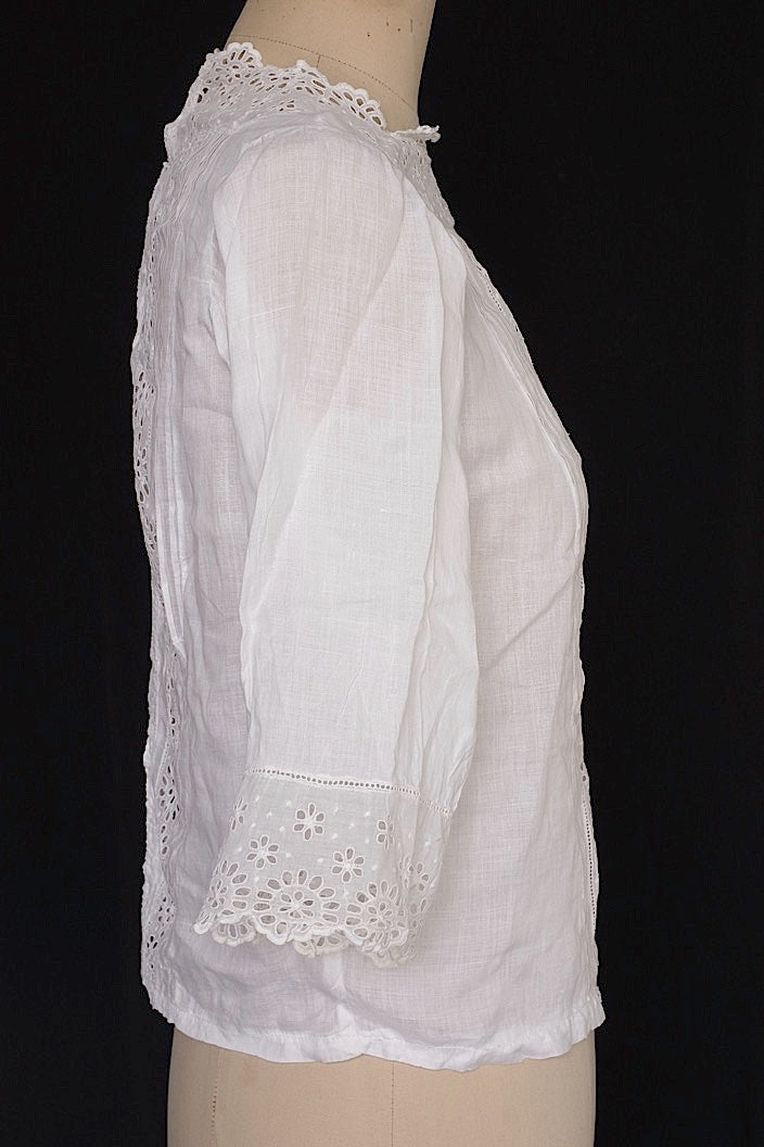 vêtement antique アンティーク コットンブラウス 1 .FR a l'epoque