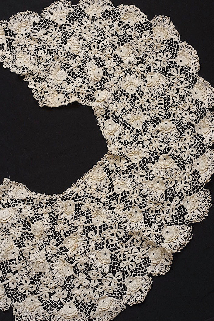 dentelle antique アンティークレース レース クロシェ襟