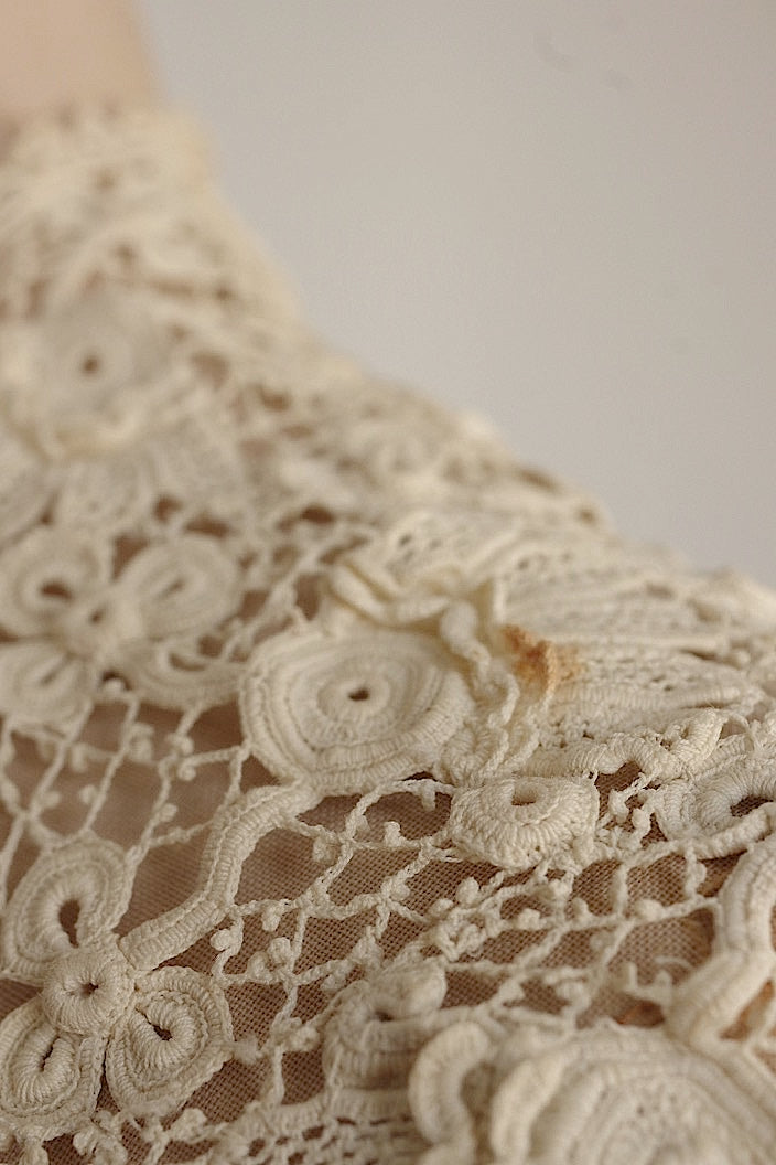 dentelle antique アンティークレース レース クロシェ襟