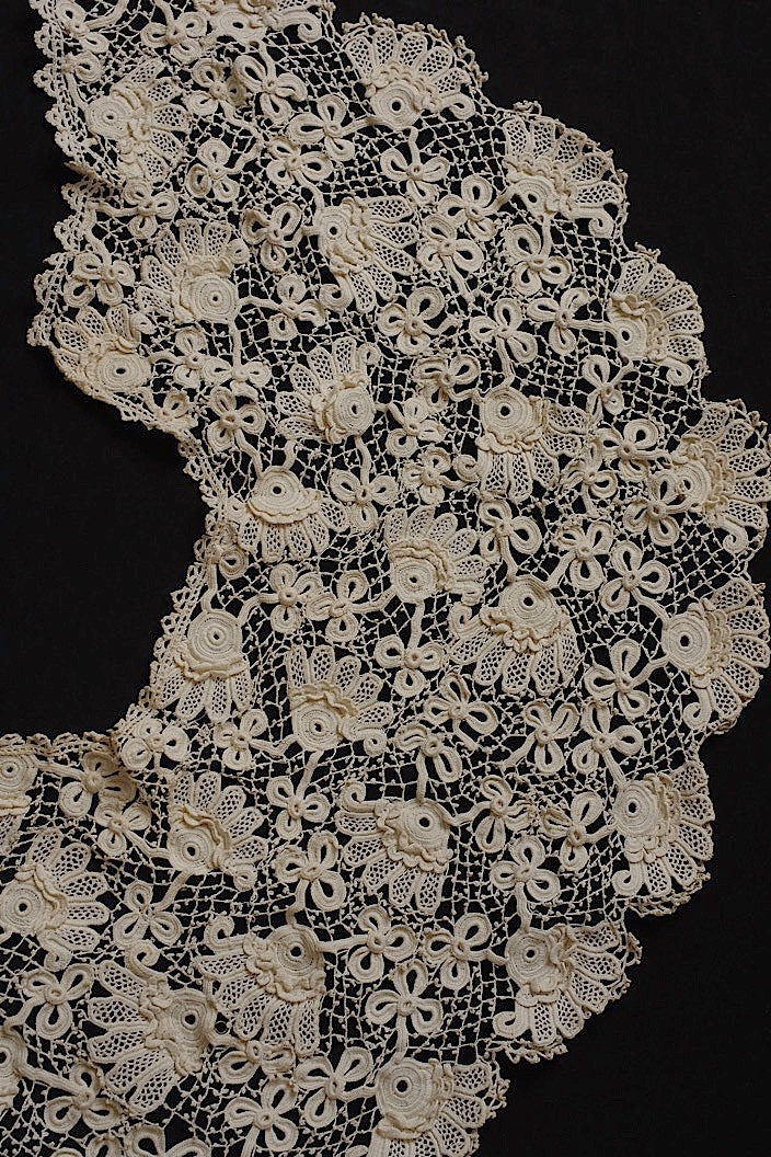 dentelle antique アンティークレース レース クロシェ襟