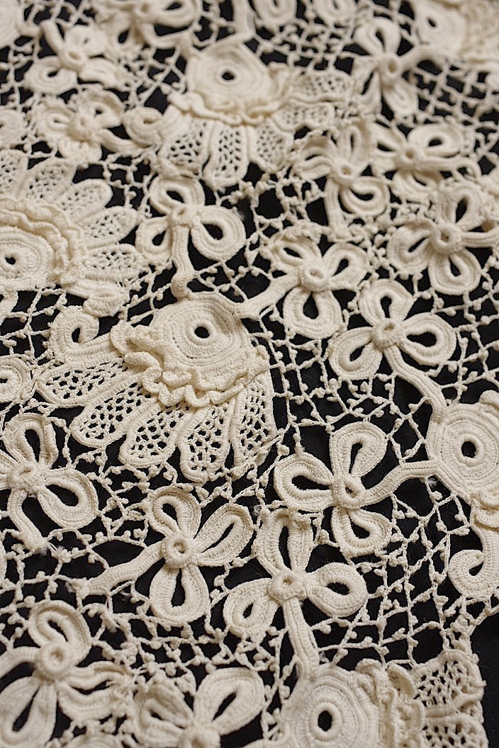 dentelle antique アンティークレース レース クロシェ襟