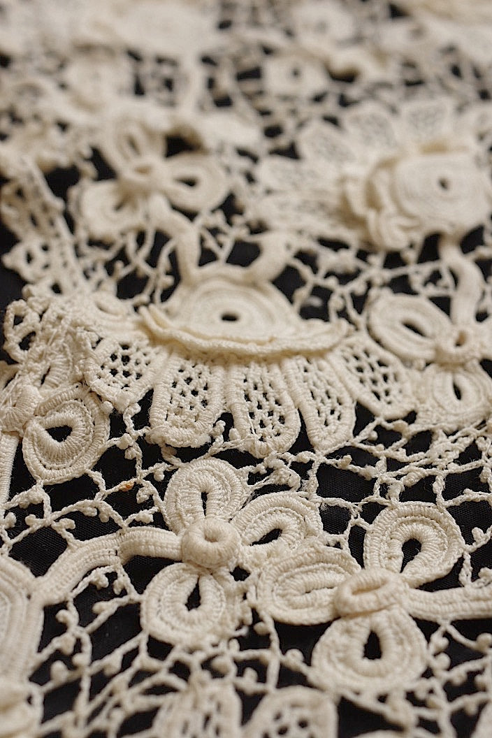 dentelle antique アンティークレース レース クロシェ襟