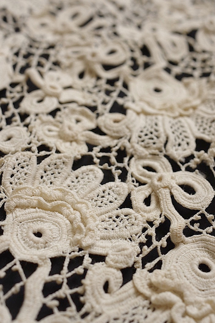 dentelle antique アンティークレース レース クロシェ襟