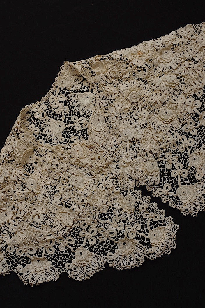 dentelle antique アンティークレース レース クロシェ襟