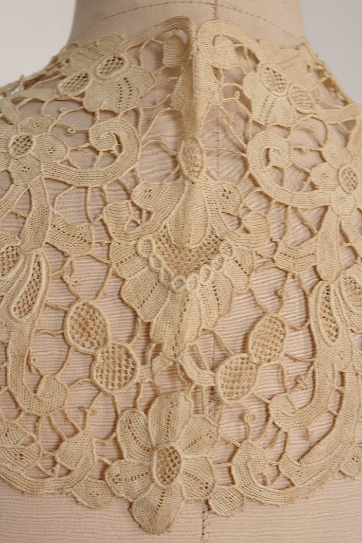 dentelle antique アンティークレース レース ヴニーズ 襟