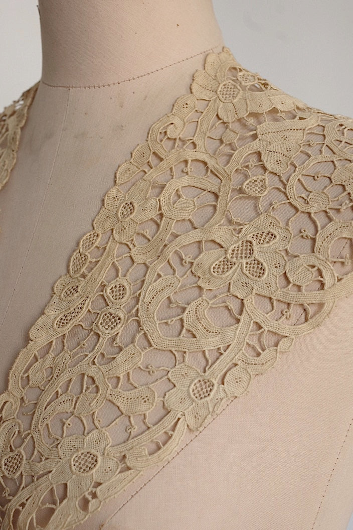 dentelle antique アンティークレース レース ヴニーズ 襟
