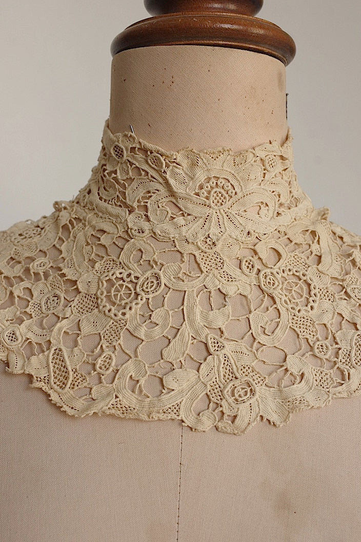 dentelle antique アンティークレース レース ヴニーズ 襟