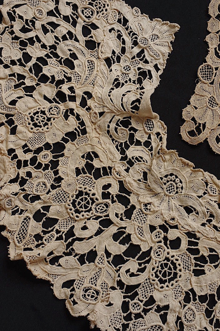 dentelle antique アンティークレース レース ヴニーズ 襟