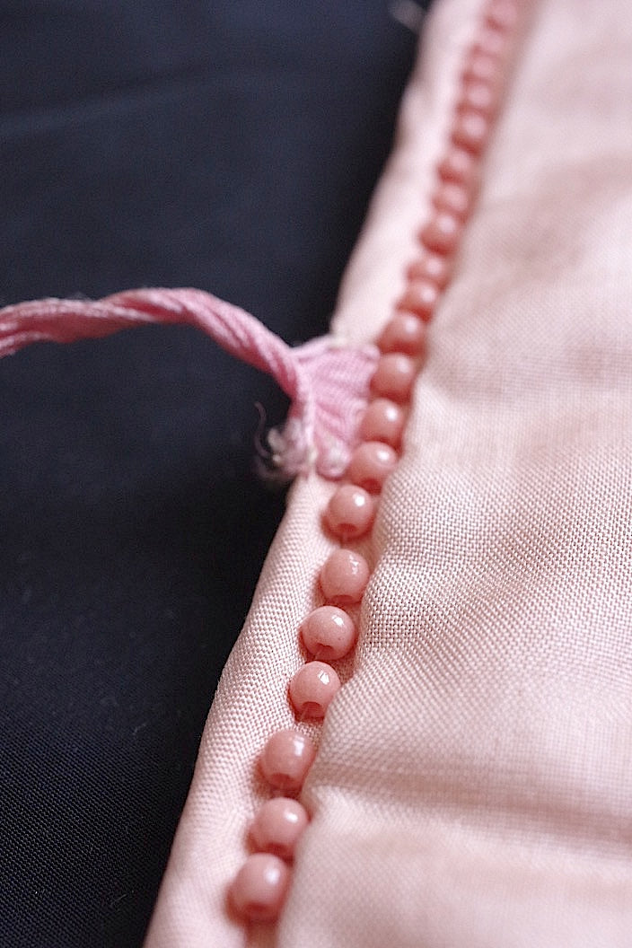 dentelle antique アンティークレース ハンカチ2つ+クッション