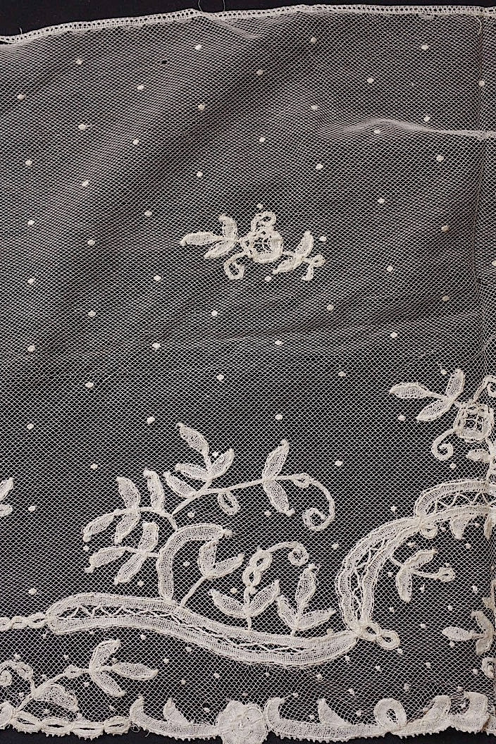 dentelle antique アンティークレース アプリカッションアングレテール 100cm2つ