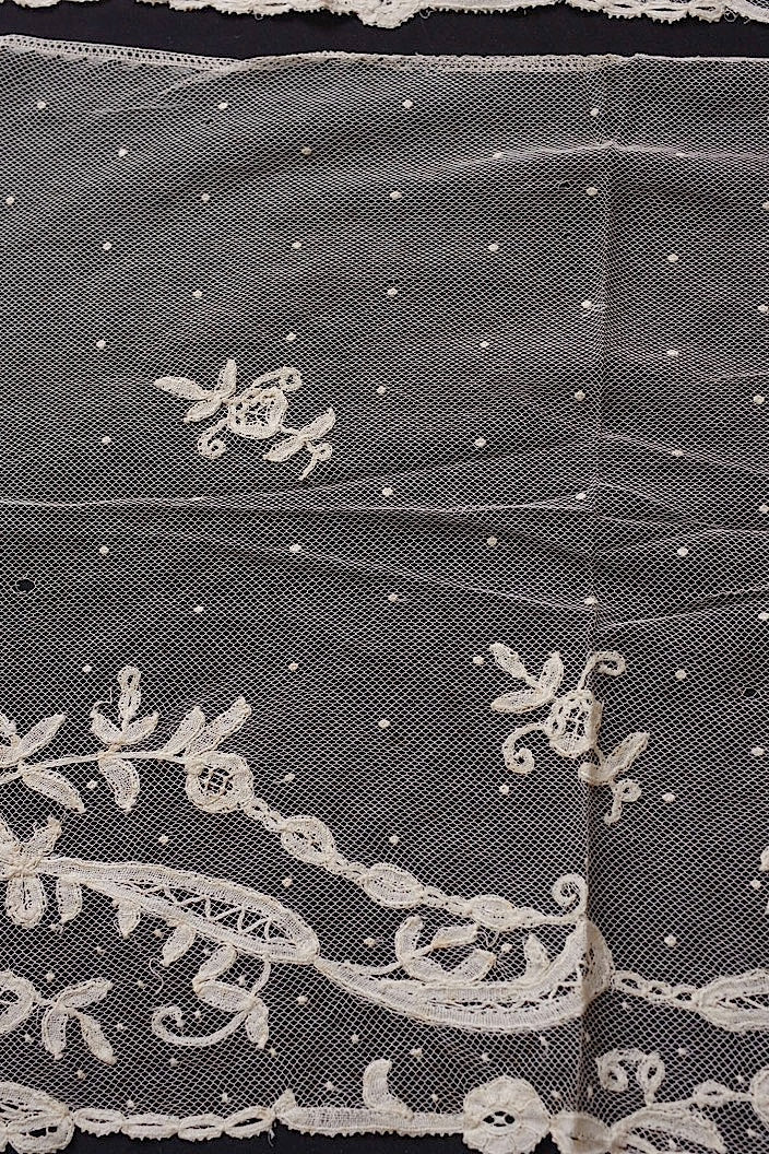 dentelle antique アンティークレース アプリカッションアングレテール 100cm2つ
