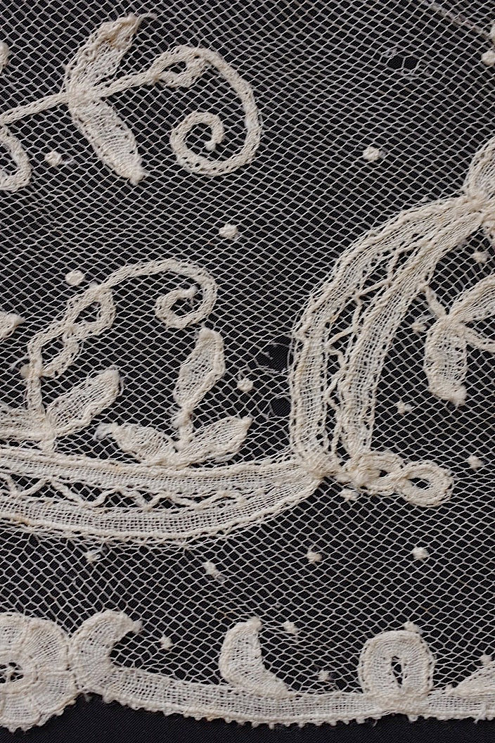 dentelle antique アンティークレース アプリカッションアングレテール 100cm2つ