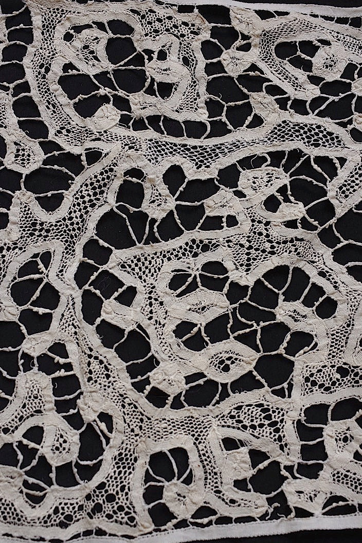 dentelle antique アンティークレース フレミッシュレース 140cm .FR a l'epoque